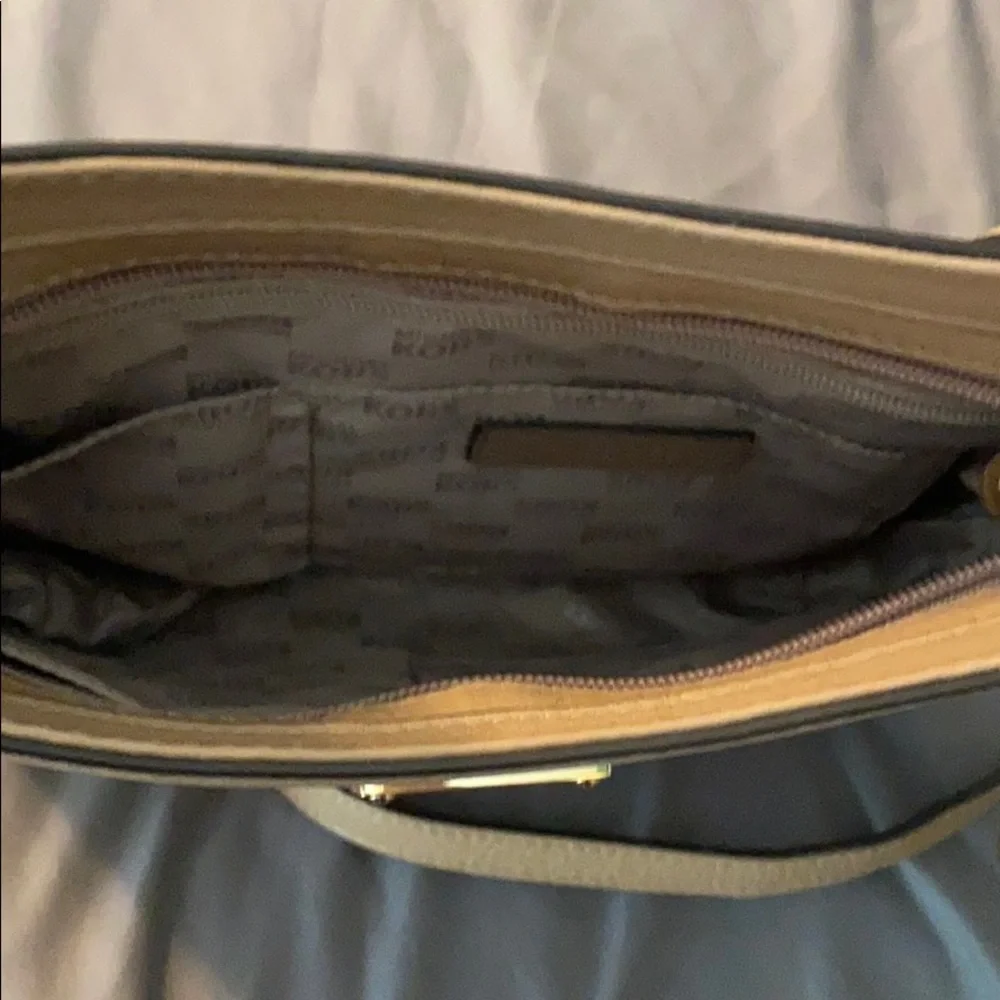 Michael Kors Beige Leather Crossbody Bag